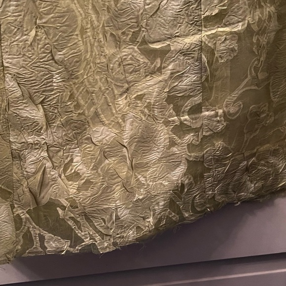 $1800 Christian Lacroix Lace Dress Green Yellow 42 6 8 cocktail vintage wedding - Picture 9 of 9